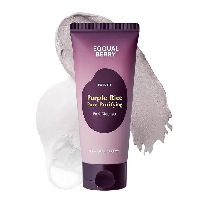 Spuma de curatare tip masca pentru pori dilatati si exces de sebum, 130g, Eqqualberry — preț și oferte