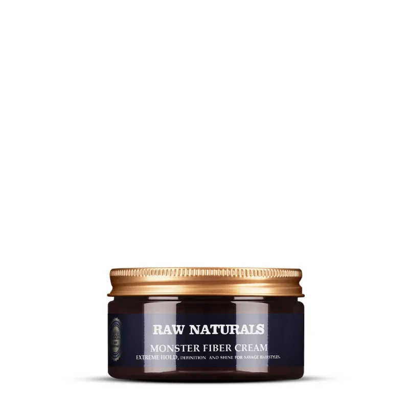 Crema de stilizare cu fixare ridicata Monster Fiber Cream, 100 ml, Raw Naturals — preț și oferte