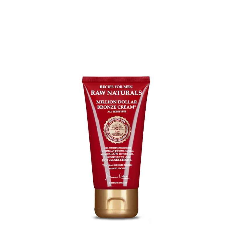 Crema hidratanta colorata Million Dollar Bronze, 75 ml, Raw Naturals — preț și oferte