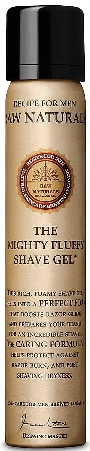 Gel de barbierit The Mighty Fluffy, 75 ml, Raw Naturals — preț și oferte