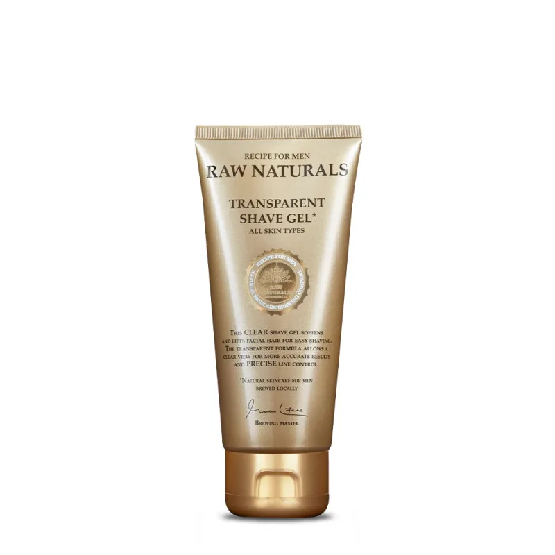 Gel de barbierit Transparent, 100 ml, Raw Naturals — preț și oferte