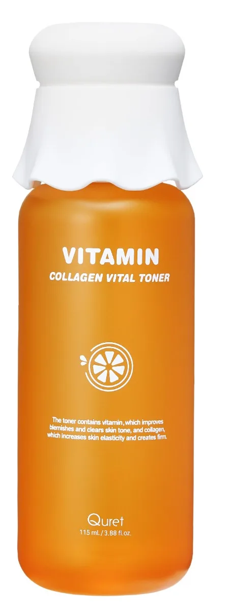 Toner facial cu vitamine si colagen, 115ml, Quret — preț și oferte