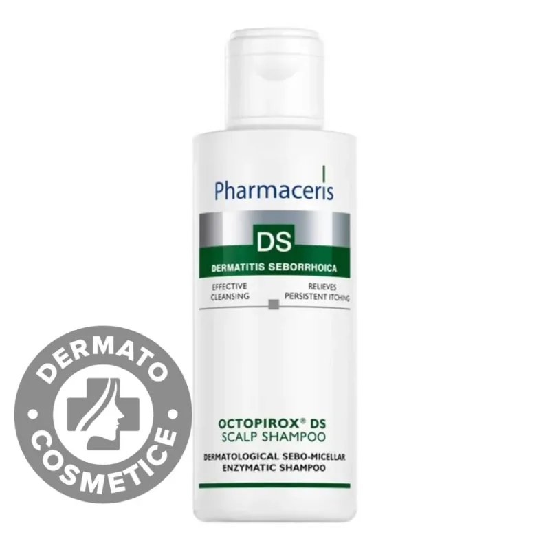 Sampon enzimatic dermatologic Sebo-Micelar Octopirox DS, 125ml, Pharmaceris — preț și oferte