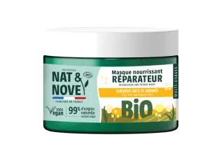 Masca reparatoare pentru par uscat si deteriorat cu extract de alune 3in1 Bio, 300ml, Nat&Nove