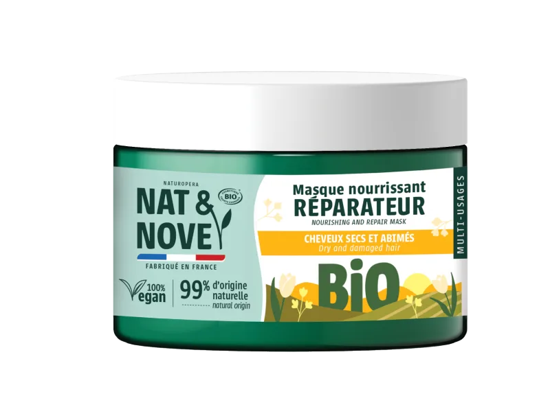 Masca reparatoare pentru par uscat si deteriorat cu extract de alune 3in1 Bio, 300ml, Nat&Nove — preț și oferte