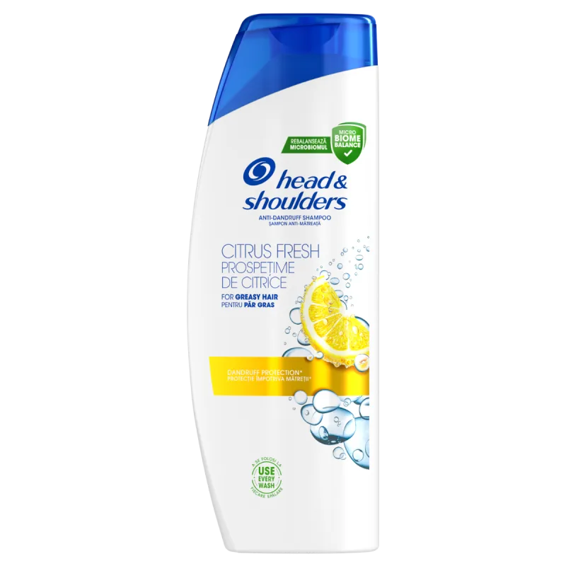 Sampon pentru par gras anti-matreata Citrus Fresh, 625ml, Head&Shoulders — preț și oferte