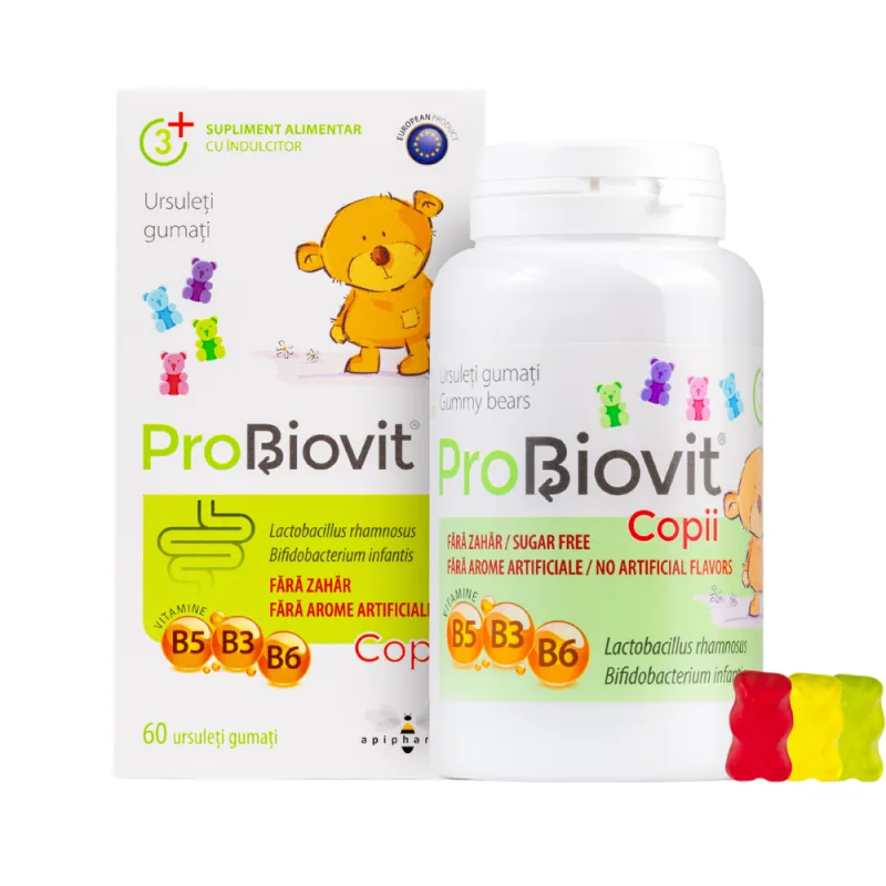 ProBiovit copii, 60 ursuleti gumati, Apipharma — preț și oferte