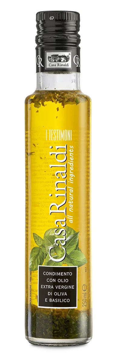 Ulei de masline extravirgin aromatizat cu busuioc, 250ml, Casa Rinaldi — preț și oferte