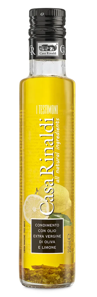 Ulei de masline extravirgin aromatizat cu lamaie 250ml, Casa Rinaldi — preț și oferte