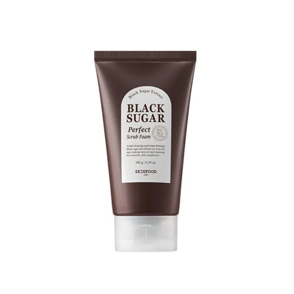 Spuma exfolianta cu zahar negru, 180g, Skinfood — preț și oferte