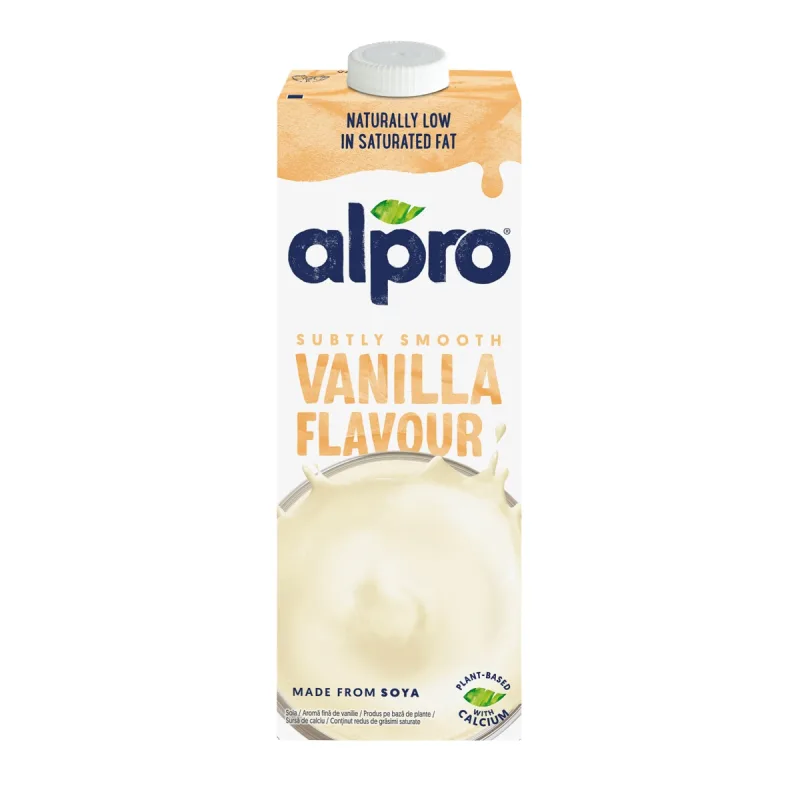 Bautura din soia cu aroma de vanilie, 1000ml, Alpro — preț și oferte