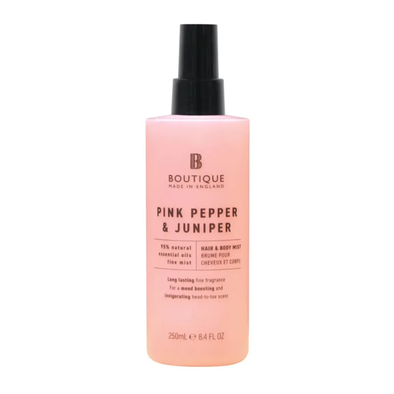 Spray pentru corp si par cu parfum de Piper roz & Ienupar, 250ml, Boutique — preț și oferte