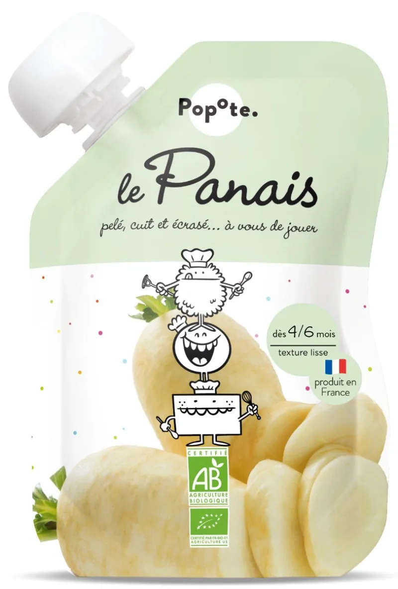 Piure cu pastarnac 4-6 luni Bio, 120g, Popote — preț și oferte