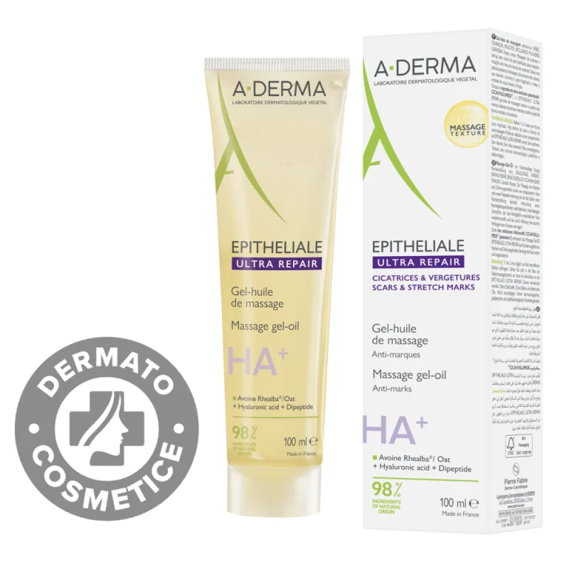 Gel-ulei pentru masaj Epitheliale Ultra Repair, 100ml, A-Derma — preț și oferte