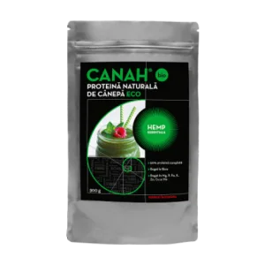 Pudra proteica de canepa ECO, 300g, Canah