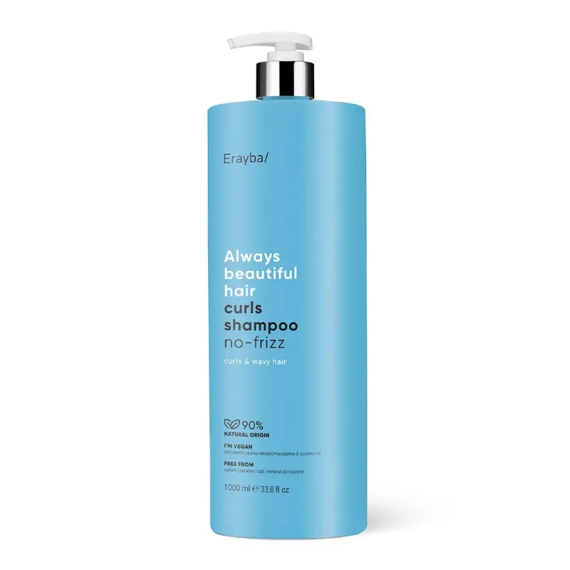 Sampon Profesional pentru par cret ABH Curls No-frizz, 1000ml, Erayba — preț și oferte
