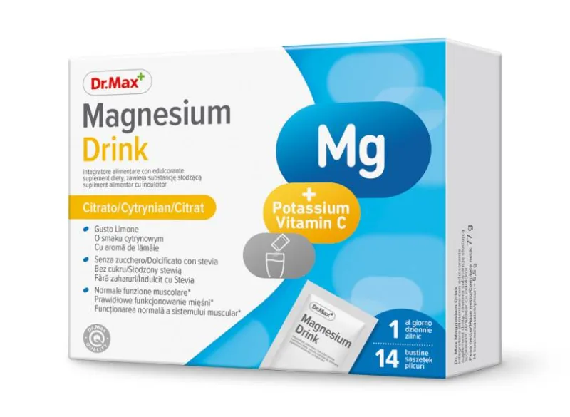 Dr. Max Magnesium Drink, 14 plicuri — preț și oferte