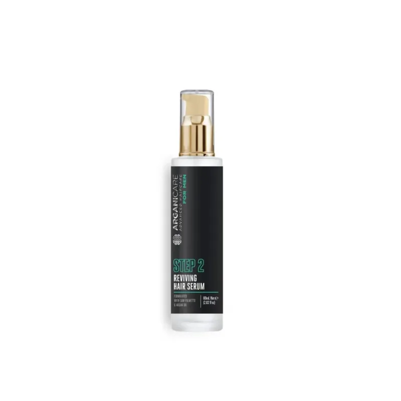 Ser revitalizant de par pentru barbati, 60ml, Arganicare — preț și oferte
