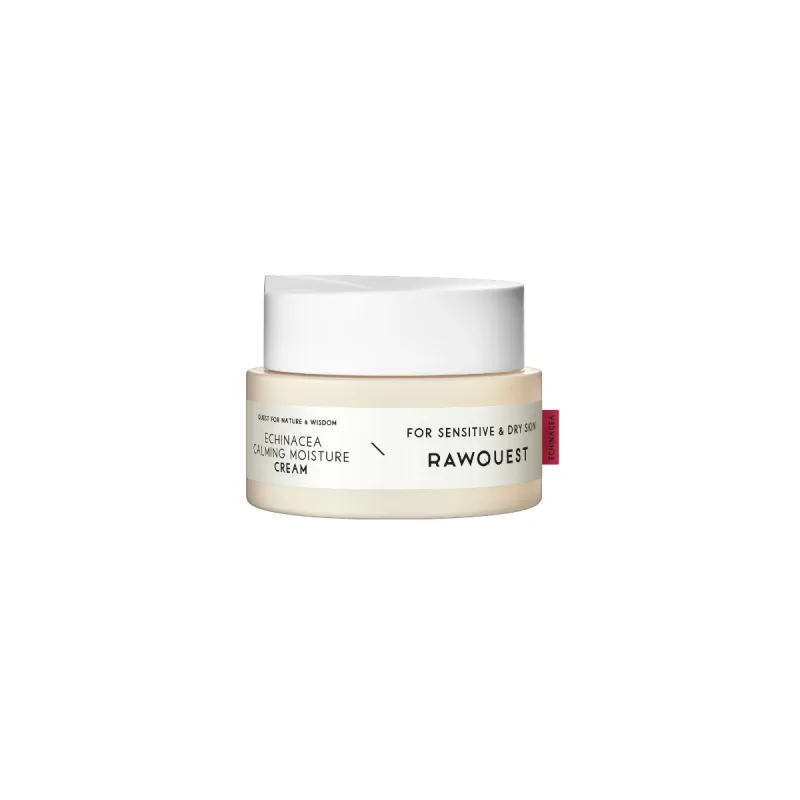 Crema calmanta si hidratanta cu Echinacea pentru piele sensibila, 50ml, RawQuest — preț și oferte