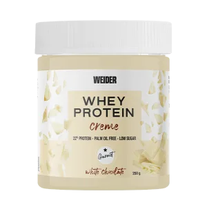 Crema proteica cu aroma de ciocolata alba Whey Protein White Spread, 250g, Weider