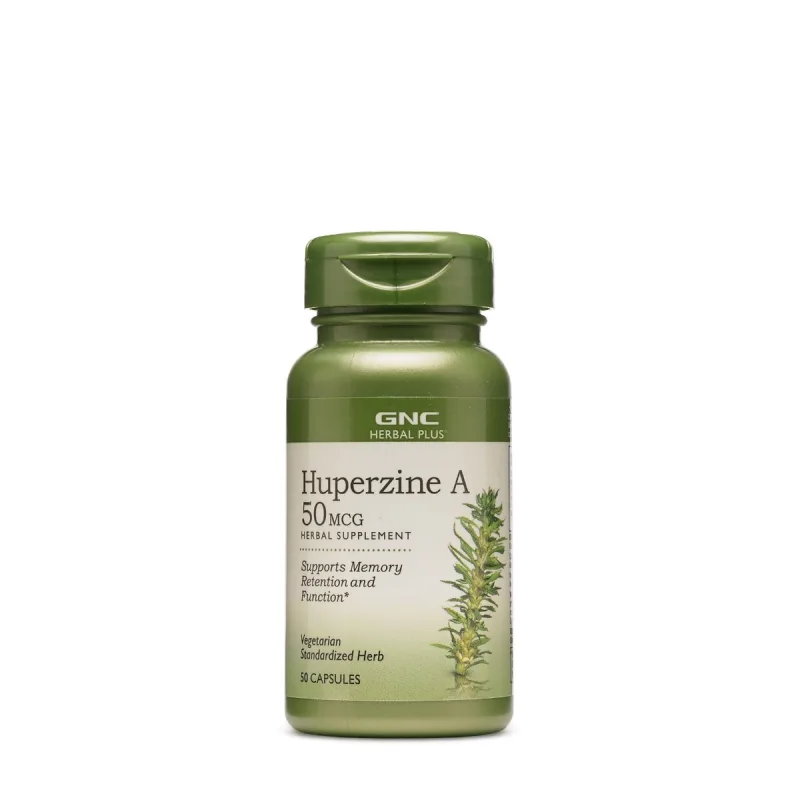 Huperzina A Herbal Plus, 50 capsule, GNC — preț și oferte