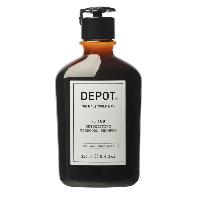 Sampon detoxifiant cu carbune 108, 250ml, Depot — preț și oferte