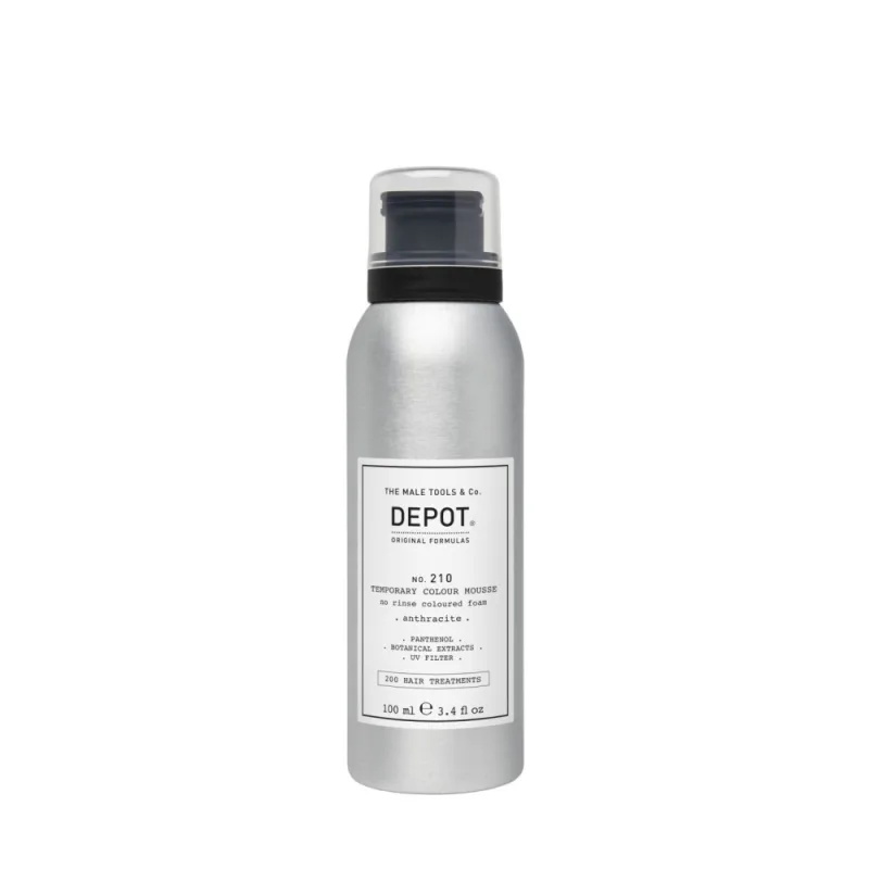 Spuma de par pentru colorare temporara Anthracite 210, 100ml, Depot — preț și oferte