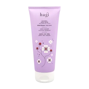 Balsam de corp natural White Bouquet, 200ml, Hagi