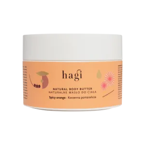 Unt natural regenerant pentru corp Spicy Orange, 200ml, Hagi