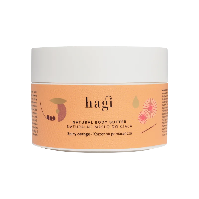 Unt natural regenerant pentru corp Spicy Orange, 200ml, Hagi — preț și oferte