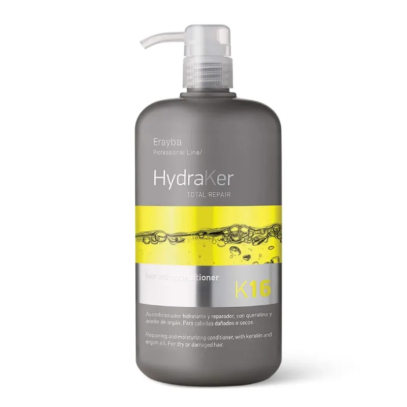 Balsam profesional hidratant cu Keratina K16 Hydraker, 1000ml, Erayba — preț și oferte