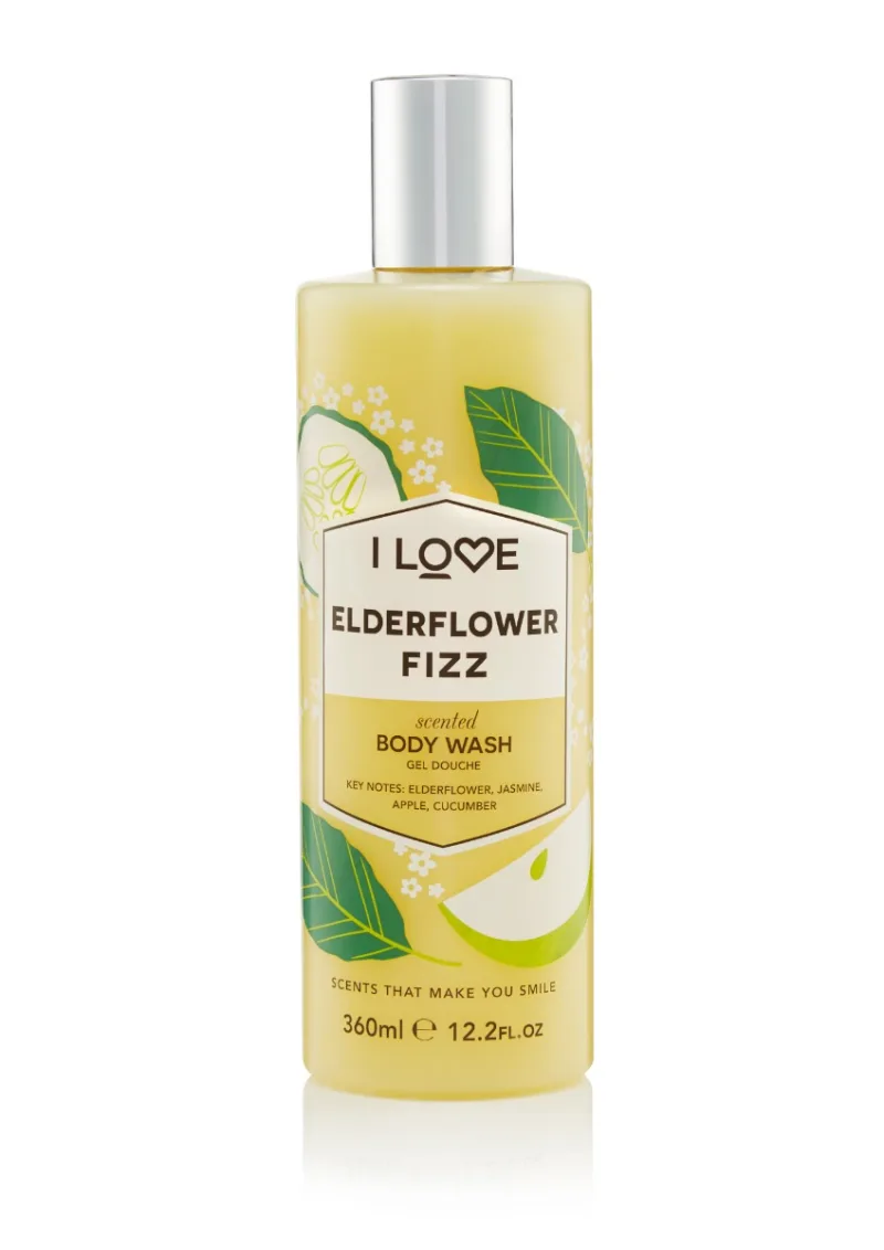Gel de dus Elderflower Fizz Signature, 360ml, I Love Cosmetics — preț și oferte
