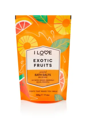 Sare de baie Exotic Fruit Signature, 500g, I Love Cosmetics