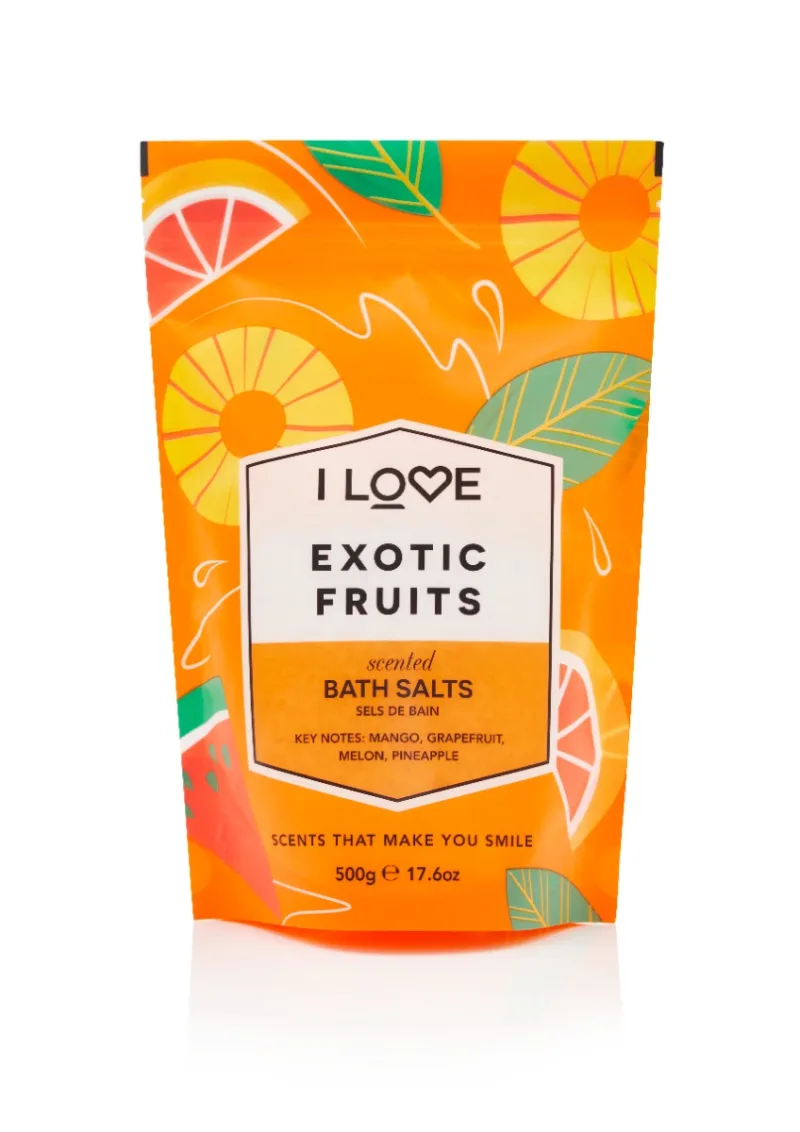 Sare de baie Exotic Fruit Signature, 500g, I Love Cosmetics — preț și oferte