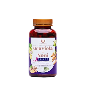 Graviola si Noni Forte 1100 mg, 60 capsule, BluePhoenix