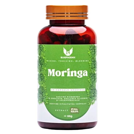Moringa 1000mg, 60 capsule, BluePhoenix — preț și oferte
