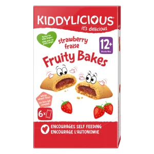 Biscuiti moi cu capsuni +12 luni, 132g, Kiddylicious