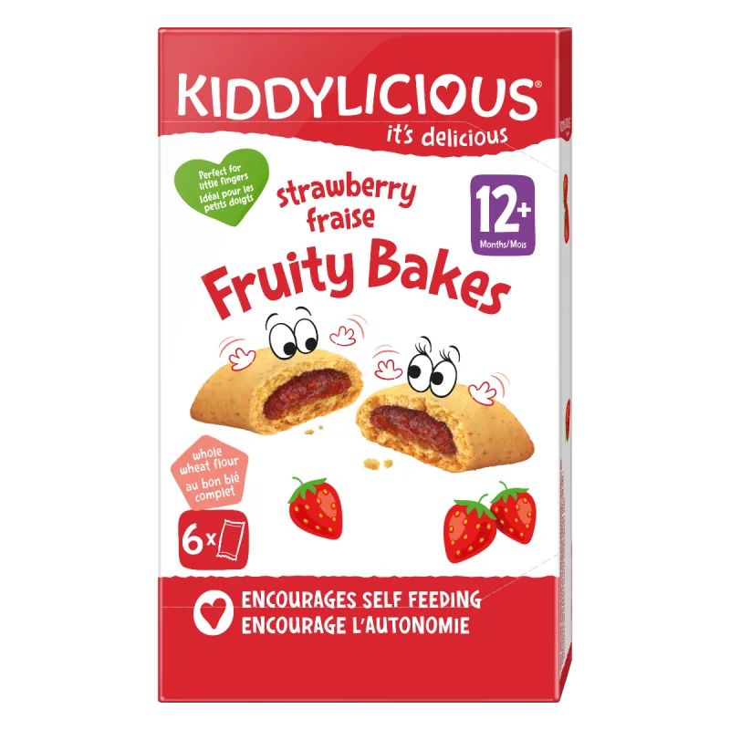 Biscuiti moi cu capsuni +12 luni, 132g, Kiddylicious — preț și oferte