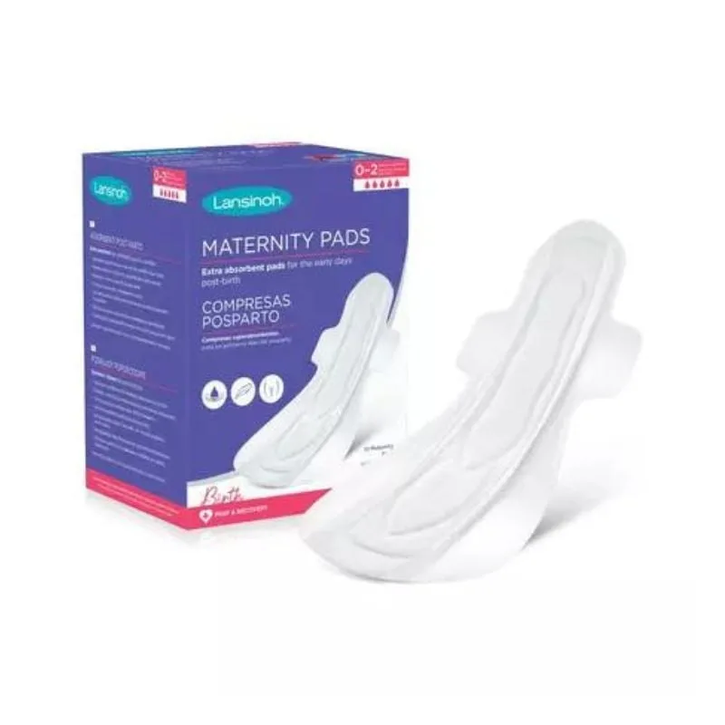 Tampoane postnatale ultra absorbante pentru saptamana 0-2, Large, 10 bucati, Lansinoh — preț și oferte