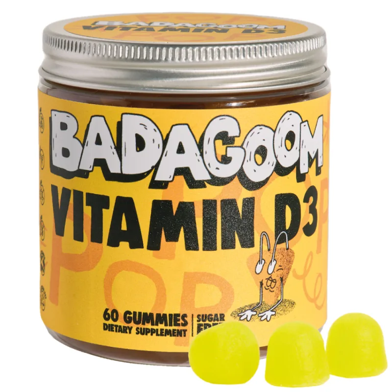 Jeleuri gumate Vitamin D3, 60 jeleuri, Badagoom — preț și oferte