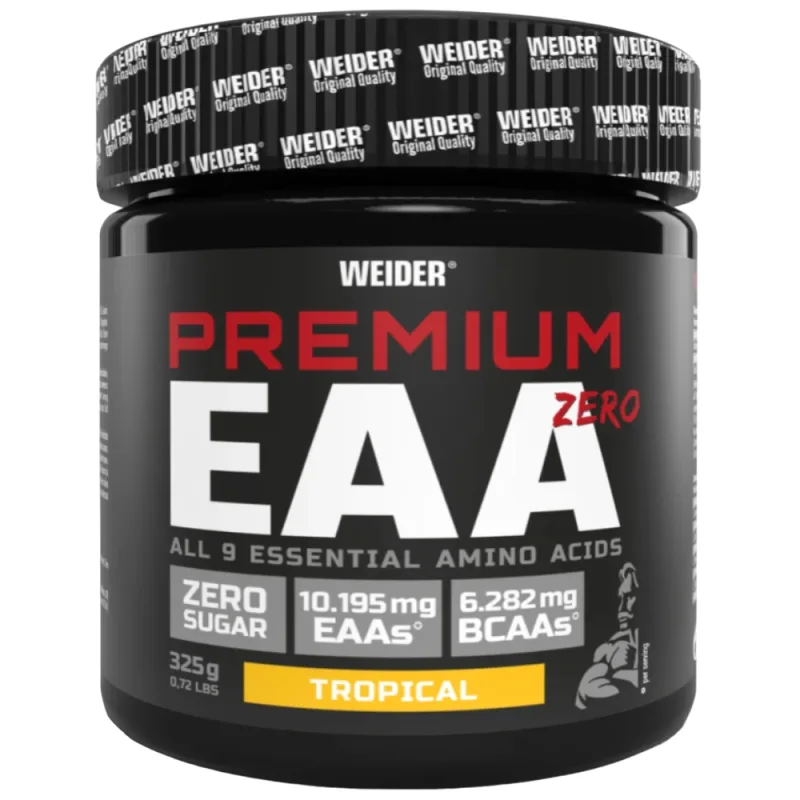 Aminoacizi esentiali pulbere cu aroma tropical Premium EAA, 325g, Weider — preț și oferte