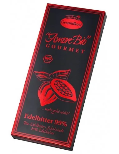 Ciocolata neagra 99% cacao, 80g, Liebhart’s Amore Bio — preț și oferte