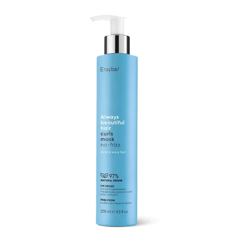 Masca pentru par cret ABH Curls No-frizz, 250ml, Erayba — preț și oferte