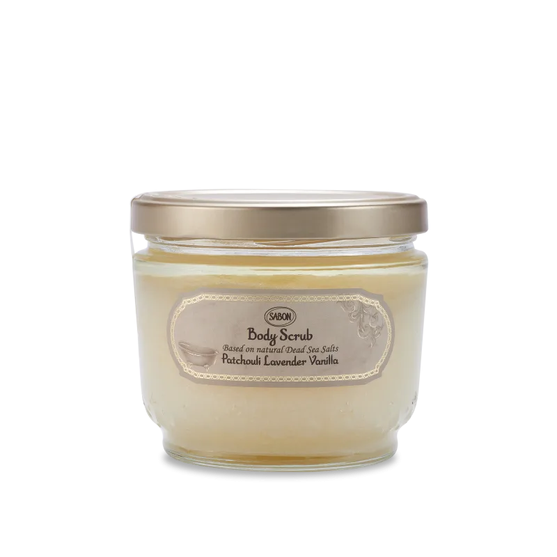 Exfoliant pentru corp Patchouli Lavander Vanilla, 600g, Sabon — preț și oferte