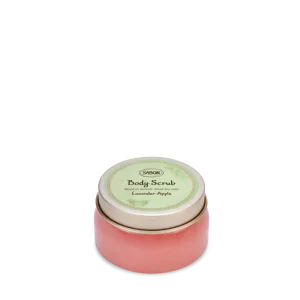 Exfoliant pentru corp Lavanda Mere, 200g, Sabon