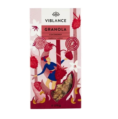 Granola Cocoberry fara gluten, 275g, Viblance — preț și oferte