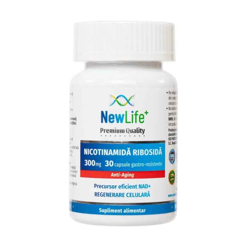 Nicotinamida Ribosida 300mg, 30 capsule, Newlife — preț și oferte