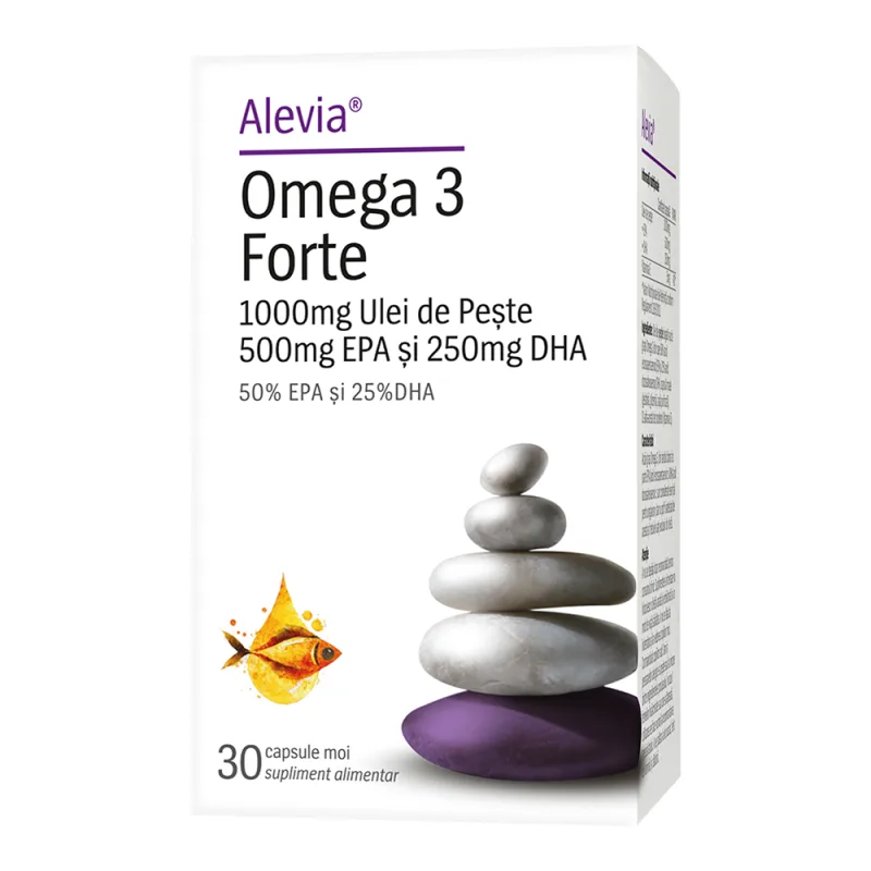 Omega 3 Forte, 30 capsule, Alevia — preț și oferte