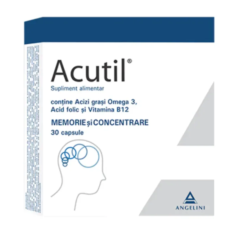Acutil, 30 capsule, Angelini ANGELINI PHARMACEUTICALS — preț și oferte
