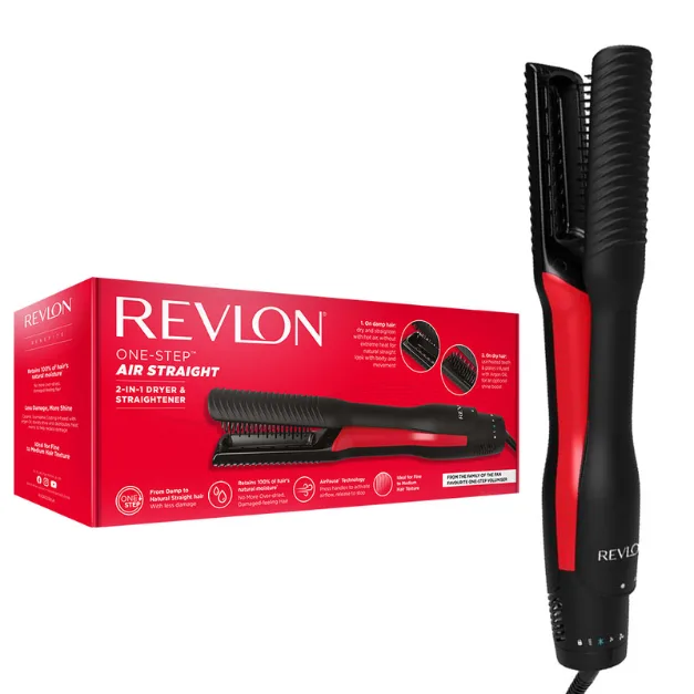 Aparat de coafat 2in1 One-Step Air Straight, Revlon — preț și oferte